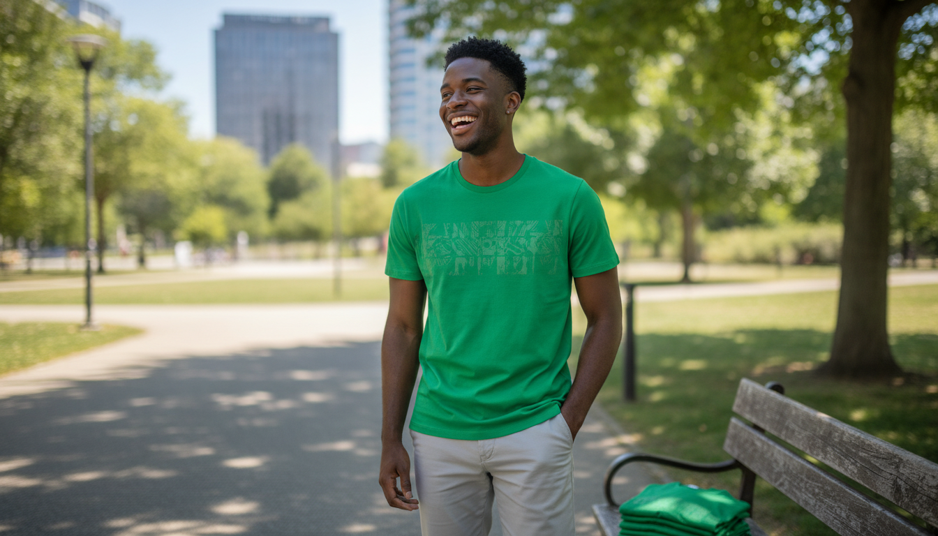 Nike Men's Green Graphic Tee: Fit, Styling & Care